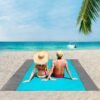 ISOPHO Beach Blanket,Picnic Blankets Waterproof Sandproof for 4-7 Adults, Oversized Lightweight Beach Mat, Portable Picnic Mat, Sand Proof Mat for Travel,Camping, Hiking, Packable w/Bag