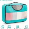Veken 8 Set Packing Cubes for Suitcases, Kids Travel Essentials for Carry on Luggage, Suitcase Organizer Bags Set for Travel Accessories in 4 Sizes(Extra Large, Large, Medium, Small) - Image 8