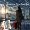 Airplane Travel Essentials for Flying Overseas 1 Quart Size TSA Approved Toiletry Bag Clear International Vacation Beach Accessories Must Haves Flight Toiletries Liquids Makeup Pouch for Women Men - Image 4