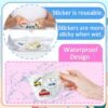 Sticker Books for Toddlers 2-4 Years, Reusable Sticker Book for Kids, Travel Toys for Toddlers 1-3, Toddler Airplane Travel Essentials for Kids, Vehicle Stickers for Kids - Image 7