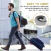 2024 New Memory Foam Travel Neck Pillow for Airplanes，Ultimate Comfort and Support, Ideal for Airplane and Car Travel ，Compact, Convenient, and Versatile Airplane Sleeping Pillow. - Image 8