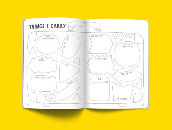 Here I Go!: A Kid's Travel Journal - Includes Awesome Activities for Road Trips, Family Vacations, Summer Camp, and More! (Travel Essentials, Guided Journal with Prompts for Kids and Teens) - Image 3