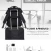 LOVEVOOK Laptop Backpack for Women, 15.6 Inch Travel Backpack with Laptop Compartment, Water Resistant Work Backpack for Teacher Nurse Doctor, Anti-theft Computer Bag with Charger, Black - Image 4