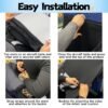 Toddler Travel Bed,Baby Airplane Bed Seat Extender,Portable Kids Plane Bed with Side Pockets Travel Essentials,Baby Travel Essentials for Flying - Image 2