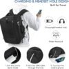 Travel Backpack for Men Women, Large Carry On Backpack, Personal Item Bag Airline Approved, Laptop Backpack 17.3 inch, Business Work Gym Weekender Bag, Black - Image 4