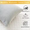 2 Pack Small Pillow, Memory Foam Mini Pillow 11 X 7 Inches for Travel, Sleeping, Nap and Neck, Knee, Lumbar Support, Tiny Pillow Cushion for Pet, Dogs (Grey) - Image 4