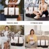 LOVEVOOK Travel Bag Weekender Bags for Women, Carry on Overnight Bag with Shoe Compartment,Duffle Bag with Laptop Pocket,Hospital Bag for Labor Delivery,Gym Tote Bag with Toiletry Bag - Image 7