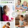 Kids Ear Plugs for Ear Pressure Relief, 2 Pairs Soft Reusable Noise Reduction Ear Plugs for Children, Airplane Travel Essentials Kids for Flying, Ear Pressure Relief, Study (S-WT paw, M-GN paw) - Image 7