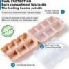 3 Pack, 14 GRIDS Travel Pill Organizer Box with Labels - Travel Medicine Case Kit - Pocket Daily Pharmacy Container - Travel Medication Holder Dispenser for Fish Oil Vitamin Supplement Storage - Image 6