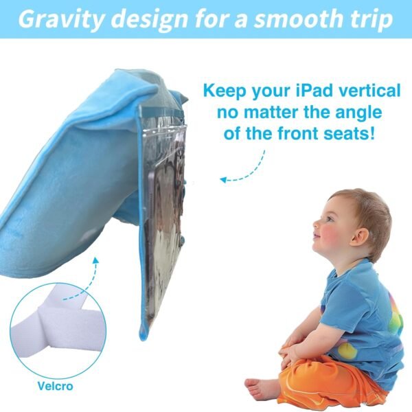 Toddler Travel Bed, Tray Table Cover with Pockets, Airplane Travel Essentials, Kids Airplane Seat Extender, Airplane Must Haves and Flying Essentials - Image 5