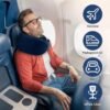 2024 New Memory Foam Travel Neck Pillow for Airplanes，Ultimate Comfort and Support, Ideal for Airplane and Car Travel ，Compact, Convenient, and Versatile Airplane Sleeping Pillow. - Image 6