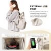 LOVEVOOK Laptop Backpack Purse for Women Waterproof Teacher Nurse Bag, 15.6 inch Work laptop Bag with USB Port, Business Travel Computer Backpack - Image 5