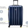 DELSEY Paris Helium Aero Hardside Expandable Luggage with Spinner Wheels, Brushed Charcoal, Checked-Medium 25 Inch - Image 2