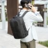 Travel Backpack for Men Business Computer Large Backpack Suitcase for Travel with USB Charging Port, Work Laptop Bookbag for Women Office College School Bag, Black - Image 6
