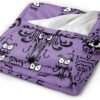 Halloween Haunted House Fleece Blanket Lightweight Ultra-Soft Throw Blanket for Sofa Couch Bed Camping Travel - Super Soft Cozy Microfiber Blanket 50"X40" - Image 2