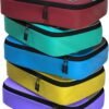 Packing Cubes for Suitcases - 5 Pcs set of Packing Cubes for Travel - Packing Cubes for Carry on Suitcase Organizer Bags - Travel Cubes Travel Organizer Bags for Luggage