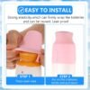 Lusofie 6Pcs Silicone Travel Sleeves For Toiletries Reusable Bottle Covers For Travel Leak Proof Travel Bottles Toiletry Sleeves For Leak Proofing Travel Essentials For Women Travel Accessories - Image 4