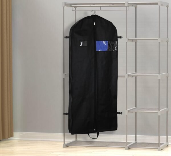 Simple Houseware 2 Pack Travel Garment Bag, Black - Image 7