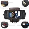 Litvyak Duffle Bag for Travel,Carry on Bag Travel Bags for Men Canvas Duffel Bag Overnight Weekend Gym Bag Carry On Luggage Bags Black - Image 6
