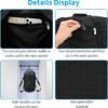 Small Gym Bag 14 inch lightweight Carry On Mini Duffel Bag for Travel Sport - Black - Image 5