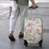 World Famous Scenery Luggage Cover - Washable Elastic Suitcase Cover - Eiffel Tower,Arc de Triomphe and Flower Butterfly Travel Suitcase Cover Fit 22-24 Inch Luggage - Image 7
