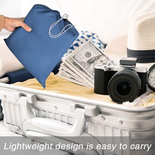 Sleeping Bag Liner, Lightweight Portable, Soft Travel and Camping Sheet, with Compact and Carry Bag, for Travel, Hotel - Image 8