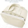 BAGSMART Travel Toiletry Bag, Lightweight Large Wide-open Travel Bag for Women, Puffy Cosmetic Makeup Bag Organizer with Handle for Accessories,Essentials, Toiletries, Purple - Image 5