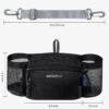 WATERFLY Fanny Pack Waist Bag: Waist Pack for Women Men with Two Water Bottle Holder Hiking Fanny Pack for Running Walking DogWalking Travel Cycling - Image 5