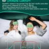 16 Packs Steam Eye Masks for Dry Eyes, SPA Warm Eye Mask, Relief Eye Fatigue Hot Sleep Eye Mask for Puffy Eyes Mask, Disposable Moist Heating Compress Pads for Sleeping- Unscented3 - Image 5