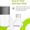 Copco Hydra Reusable Water Bottles | Set of 2 | Non-Slip Sleeve | Spill Resistant Lid | Clear Water Bottles for School, Gym, & Travel | BPA Free Tritan Plastic Water Bottles | 16 Oz (Gray) - Image 4