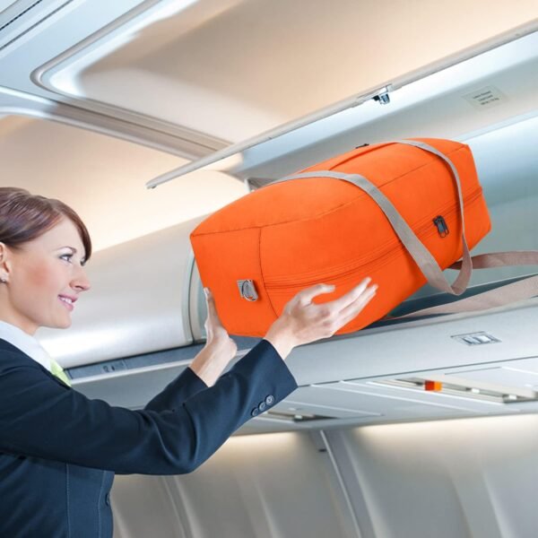 WANDF For Spirit Airlines Personal Item Bag 18x14x8 Travel Duffel Bag Underseat Foldable Carry-on Luggage for Women - Image 5