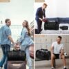 Wogarl 3PCS Leather Weekender Bag for Women Men Large Overnight Bag Travel Duffel Bag with Shoe Compartment Toiletry Packing Cube Carry On Bag Fit 21" Laptop(Black) - Image 7