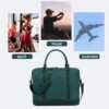 LEDAOU Weekender Travel Overnight Bag Women Ladies Carry On Tote Duffle Bag with Luggage Sleeve - Image 9