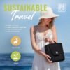 BOACAY Hanging Travel Toiletry Bag for Women and Men, Makeup Bag, Bathroom & Shower Organizer Kit for Accessories, Cosmetics, Travel Essentials - Image 7