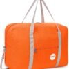 WANDF For Spirit Airlines Personal Item Bag 18x14x8 Travel Duffel Bag Underseat Foldable Carry-on Luggage for Women