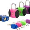 4 Pack TSA Approved Luggage Lock.Luggage Key Locks with Keyed Alike, TSA Approved Travel Lock with Ultra Secure PPR/ABS Lock Body Travel Lock Luggage Lock TSA Approved