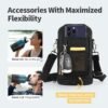 64 oz Insulated Water Bottle with Straw (Cold for 48 Hrs), Half Gallon Stainless Steel Triple Wall Vacuum Sports Water Jug, Leakproof Hydro Cup Flask with Straw Spout Lids & DIY Stickers - Image 3