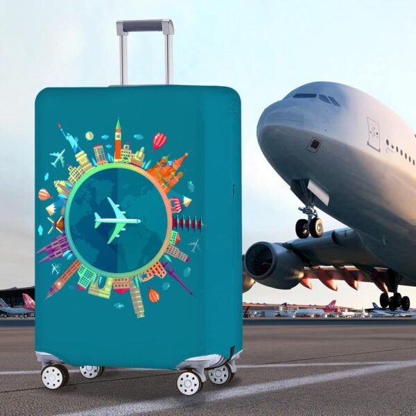 Travelkin Luggage Covers For Suitcase Tsa Approved,Suitcase Cover Protector Fit 18-32 Inch Luggage - Image 5
