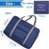 Travel Bag 5Packes Carry on Luggage Foldable Duffel Bag Sports Gym Bag Weekender Overnight Bag Water Resistant Nylon Travel Duffel for Men Women (5 PCS) - Image 2
