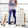 Kono Luggage Sets 3 Piece Hard Shell Travel Trolley 4 Spinner Wheels Lightweight Polypropylene Suitcase with TSA Lock (Cream White, 20/24/28 3 Piece Set) - Image 7
