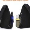 MOSISO Mini Sling Backpack,Small Hiking Daypack Travel Outdoor Casual Sports Bag - Image 4