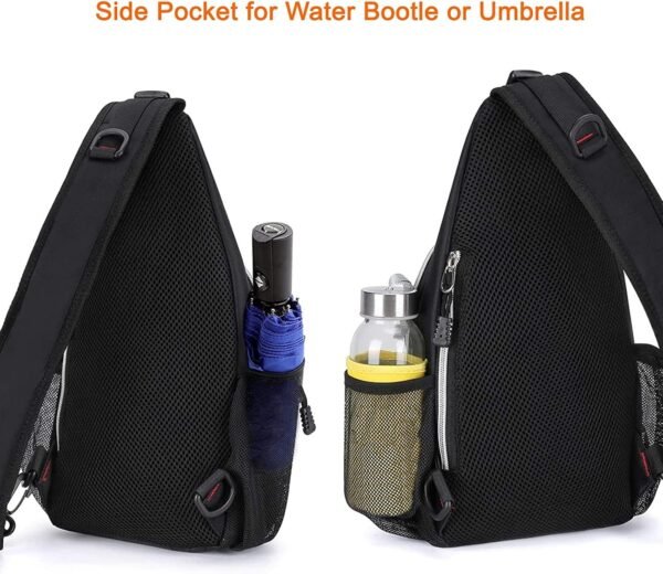 MOSISO Mini Sling Backpack,Small Hiking Daypack Travel Outdoor Casual Sports Bag - Image 4