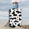 Travel Luggage Cover,Cow Print Pattern Dustproof Suitcase Decor Cover, Elastic Washable Luggage Protector For 18-32 Inch Suitcases, Ideal For Holidays(XL) - Image 8
