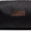 MANSCAPED® The Shed Men's Premium Quality Toiletry Bag, PU Leather Dopp Kit, Bathroom Travel Bag, Shaving Kit Case, Trimmer Bag