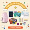 Toddler Travel Activities Set - Kids Airplane Essentials | Toys for Travel | Roadtrip & Airplane Activities, Toddler Activity Book - Image 2
