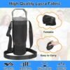 Desing Wish 24oz - 40oz Water Bottle Carrier with Adjustable Shoulder Strap, Crossbody Water Bottle Strap Universal Foldable Water Bottle Sling - Image 3