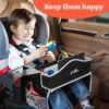 PILLANI Kids Travel Tray for Car - Car Seat Tray for Kids Travel, Car Trays for Kids Roadtrip Essentials,Carseat Table Tray for Kids Road Trip Activities -Toddler Lap Desk Organizer for Airplane - Image 2