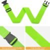 BILIONE 4 Pack Luggage Straps 79" Long Belts Keep Suitcase Secure While Traveling, TSA Approved Add a Bag Premium Accessory for Travel Bag Closure (Blue+Orange+Rose Pink+Green) - Image 8