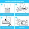 Airplane Seat Extender for Kids with Pillow - Toddler Travel Bed & Toddler Airplane Bed - Must Have for Travel with Kids - Inflatable Foot Rest Airplane & Airplane Kids Bed -Toddler Travel Essential - Image 7
