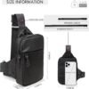 Mini Sling Bag for Men and Women, Small Crossbody Bag Trendy, Casual Waterproof Phone Chest Bag for Travel - Image 3